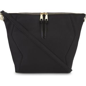Sandro Yza Leather Hobo Bag